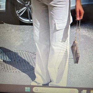 SHEIN Brand Women's Grayish/Beige Casual High Waist ~ XS